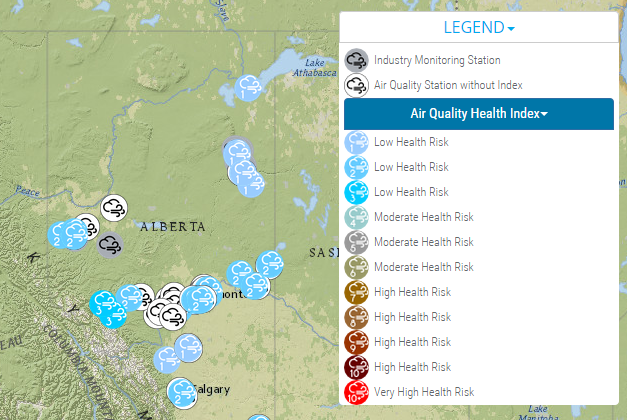 CURRENT AIR QUALITY IN YOUR AREA