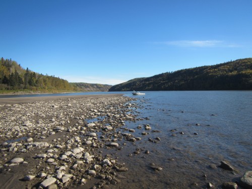 Athabasca River upstream of Mountain Rapids; Photo Credit: Brian Jackson